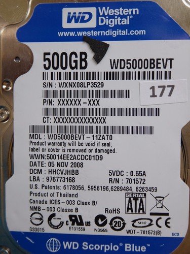 500gb western digital - 500gb,