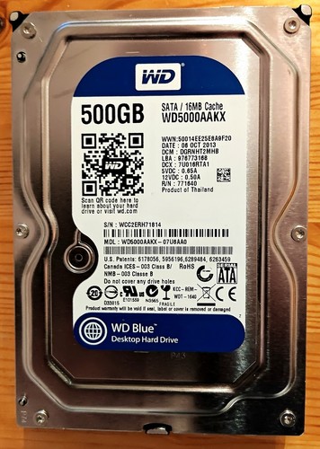 Westerndigital 500 hdd - 1x,