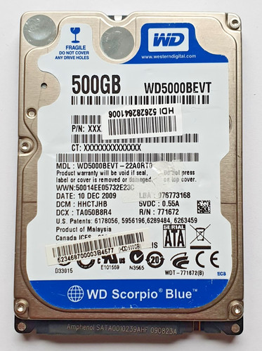 500 sata western digital - 500,