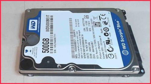 Hdd festplatte 500gb sata - 2,5",
